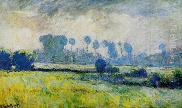 Prairie A Giverny, Effet Du Matin Oil Painting by Claude Monet