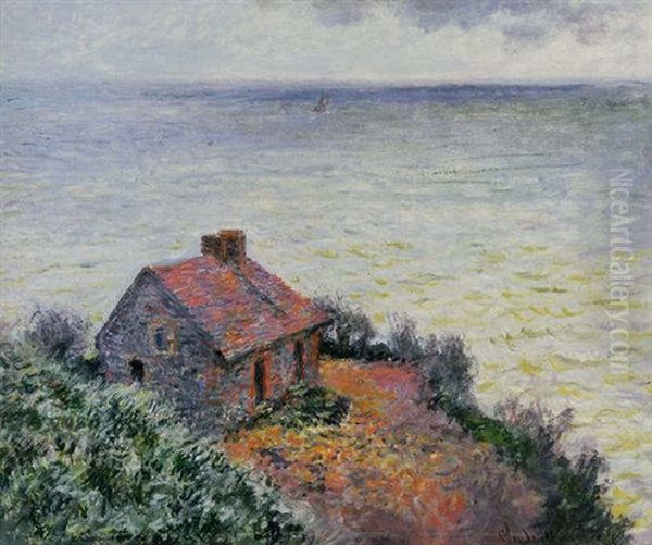 Poste De Douaniers A Dieppe Oil Painting by Claude Monet