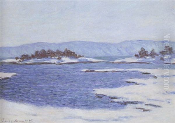 Au Bord Du Fjord De Christiania Oil Painting by Claude Monet