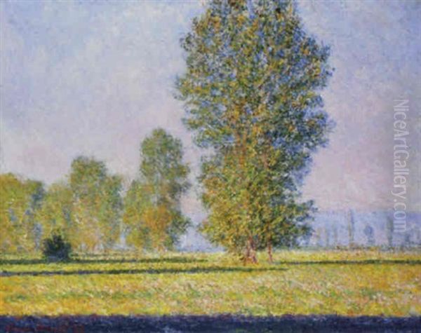 Prairie De Limetz Oil Painting by Claude Monet