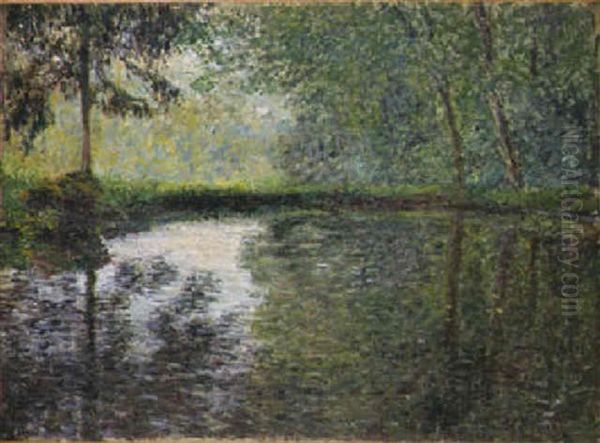 Coin D'etang A Montgeron Oil Painting by Claude Monet