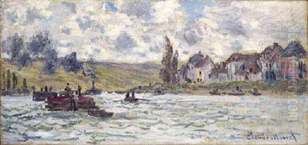 Le Village De Lavacourt Oil Painting by Claude Monet