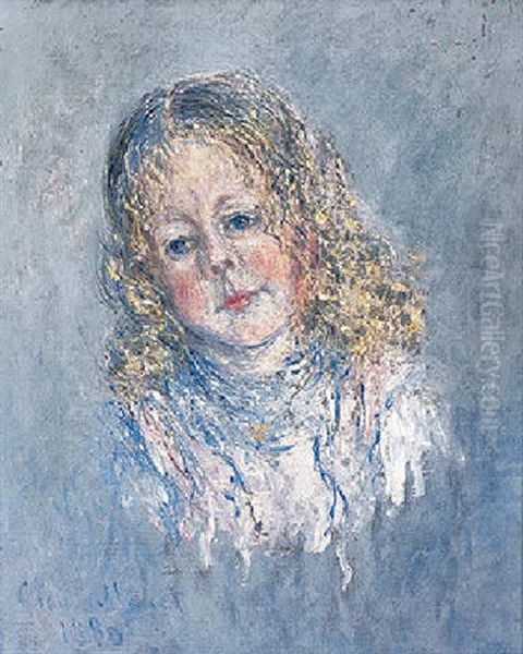 Portrait D'andre Lauvray Oil Painting by Claude Monet