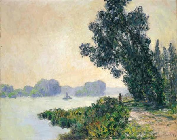 Le Chemin De Halage A Granval Oil Painting by Claude Monet