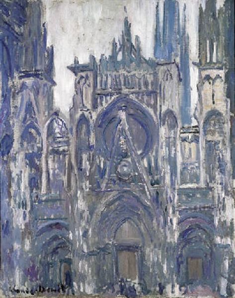 Cathedrale De Rouen Oil Painting by Claude Monet