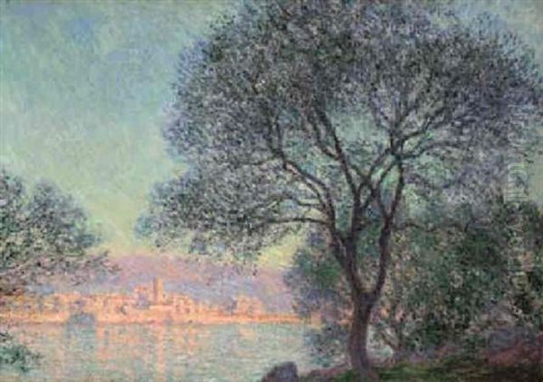 Antibes Vue De La Salis Oil Painting by Claude Monet