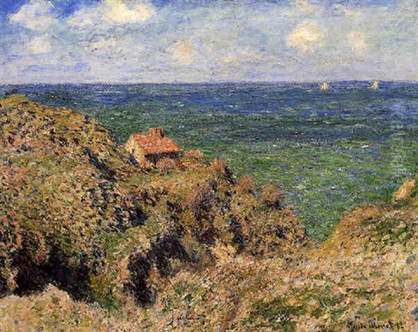 La Gorge De Varengeville Oil Painting by Claude Monet