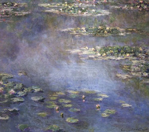 Nympheas Oil Painting by Claude Monet