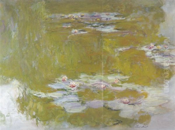 Le Bassin Aux Nympheas Oil Painting by Claude Monet