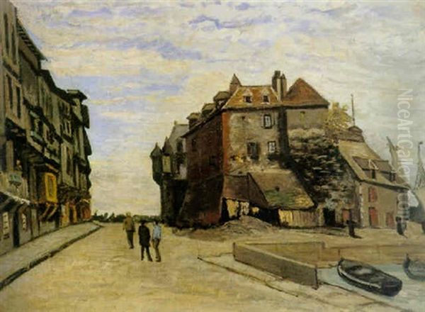 La Lieutenance De Honfleur Oil Painting by Claude Monet