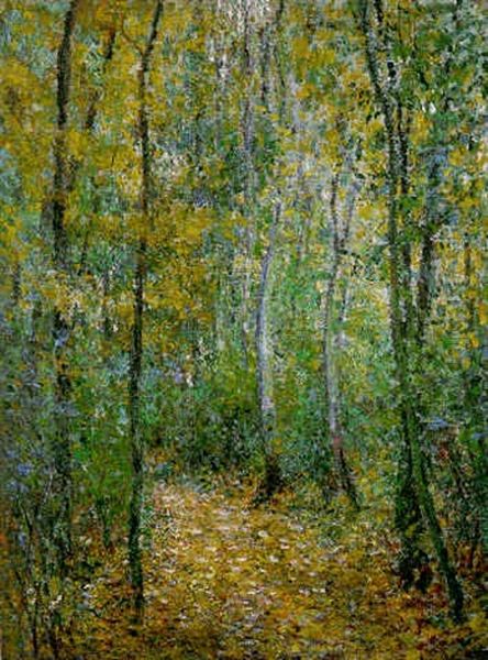 Sous-bois Oil Painting by Claude Monet