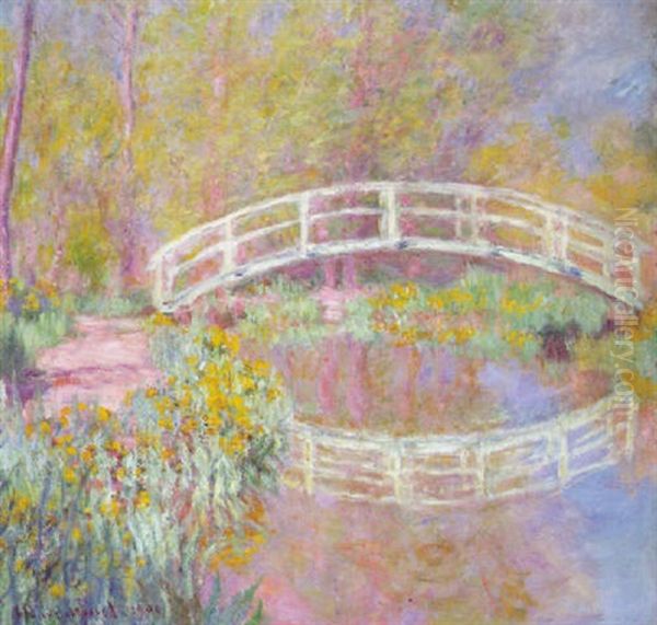 Pont Dans Le Jardin De Monet Oil Painting by Claude Monet