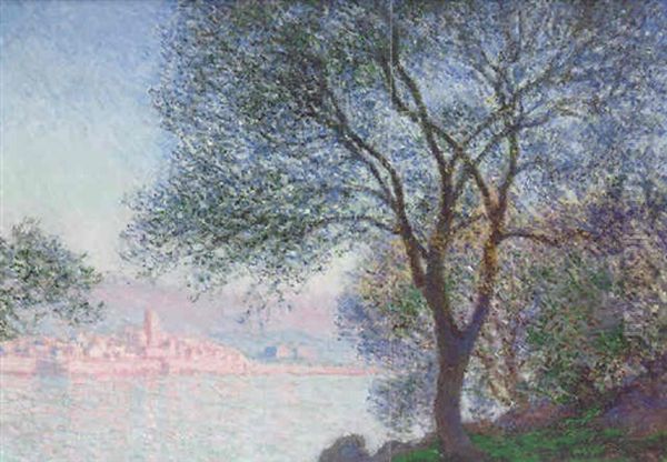 Antibes Vu De La Salis Oil Painting by Claude Monet