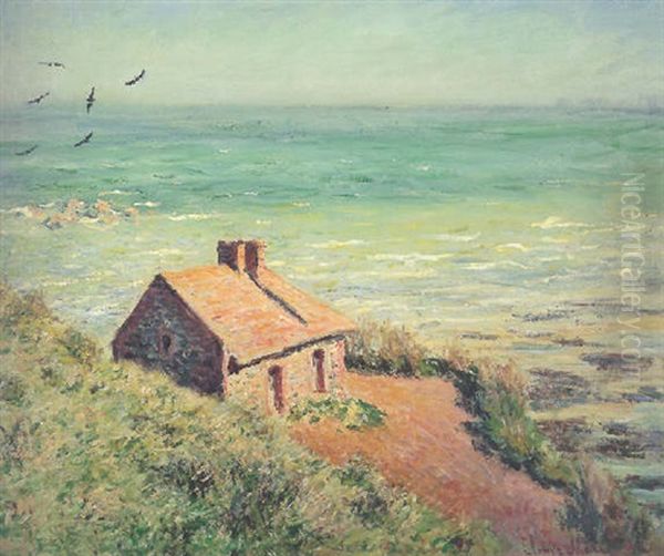 Cabane Des Douaniers, Effet Du Matin Oil Painting by Claude Monet