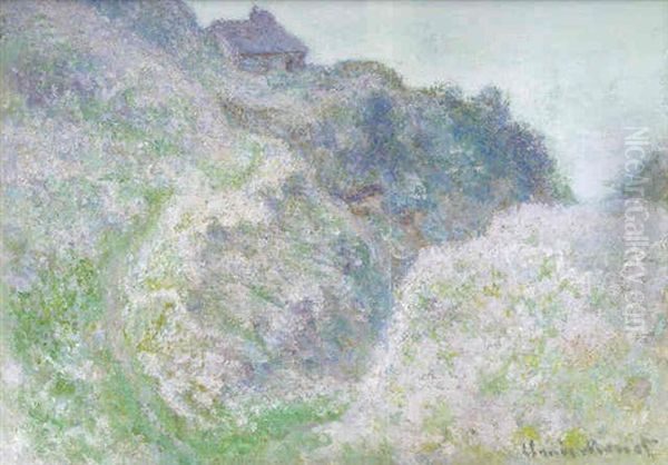 Cabane Des Douaniers A Varengeville Oil Painting by Claude Monet