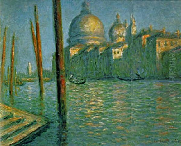 Le Grand Canal Oil Painting by Claude Monet