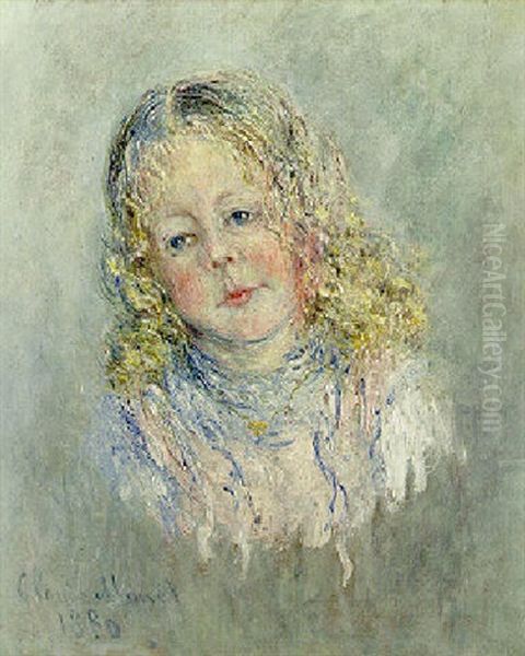 Portrait D'andre Lauvray Oil Painting by Claude Monet