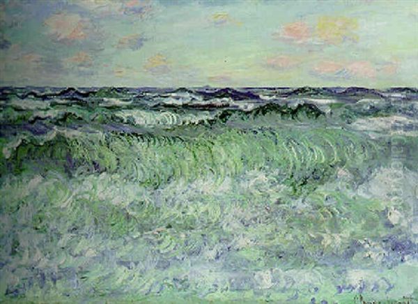 Marine (etude De Mer) Oil Painting by Claude Monet