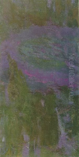 Nympheas, Fragment Oil Painting by Claude Monet