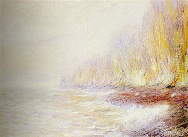 Effet De Brouillard Pres De Dieppe Oil Painting by Claude Monet