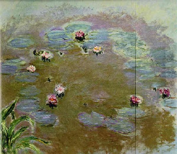 Nympheas Oil Painting by Claude Monet