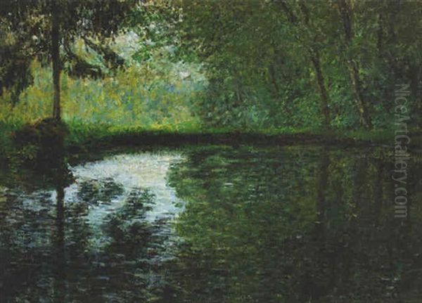 Coin D'etang A Montgeron by Claude Monet