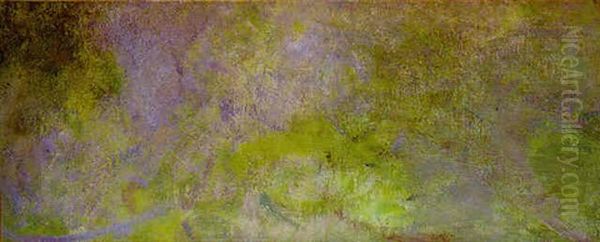 Etude De Nympheas Oil Painting by Claude Monet