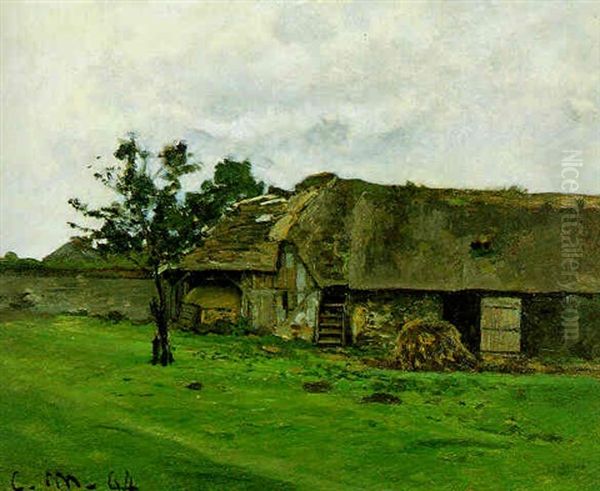 Ferme Pres De Honfleur by Claude Monet