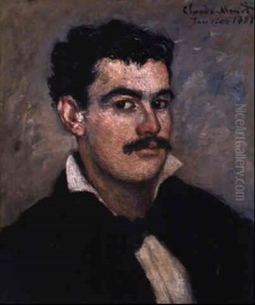 Portrait De Monsieur Coqueret Fils Oil Painting by Claude Monet