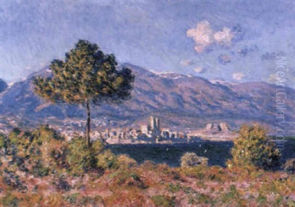 Antibes, Vue Du Plateau Notre-dame Oil Painting by Claude Monet