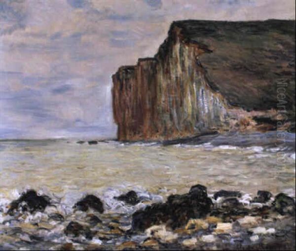 Falaise Des Petites-dalles Oil Painting by Claude Monet