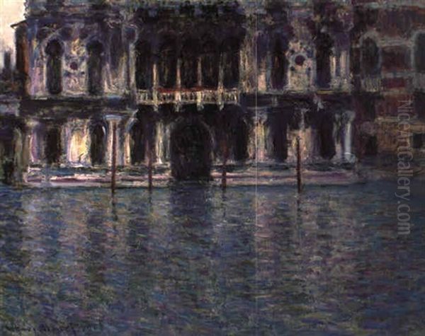 Le Palais Contarini Oil Painting by Claude Monet