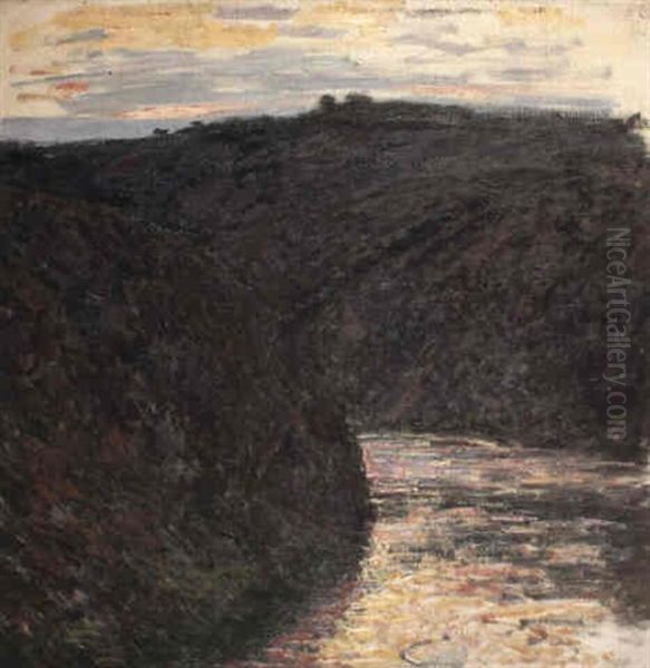 Vallee De La Creuse Oil Painting by Claude Monet