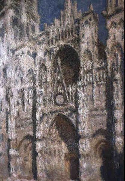 La Cathedrale De Rouen, Effet D'apres-midi (le Portail, Plein Soleil) Oil Painting by Claude Monet