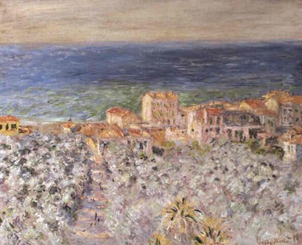 La Marine A Bordighera Oil Painting by Claude Monet