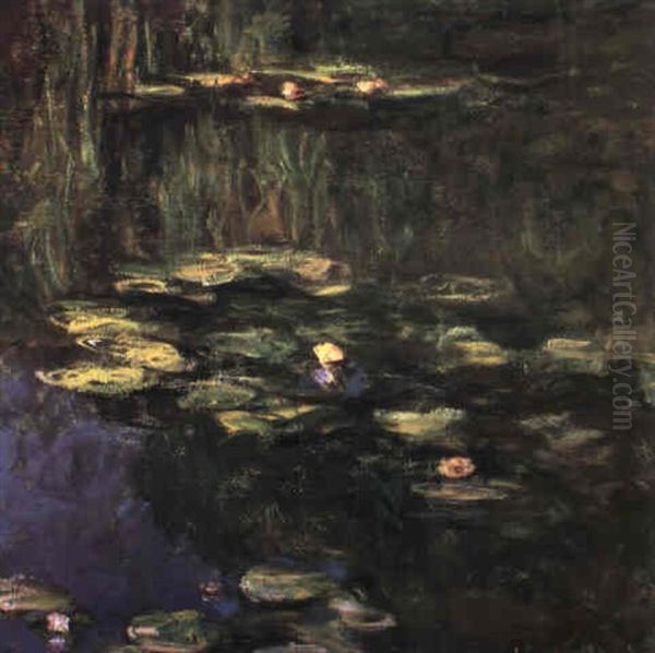 Le Bassin Aux Nympheas Oil Painting by Claude Monet