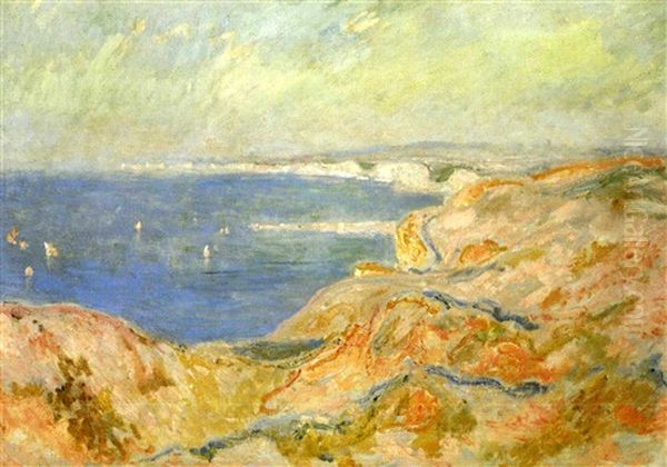 Falaises De Dieppe Oil Painting by Claude Monet