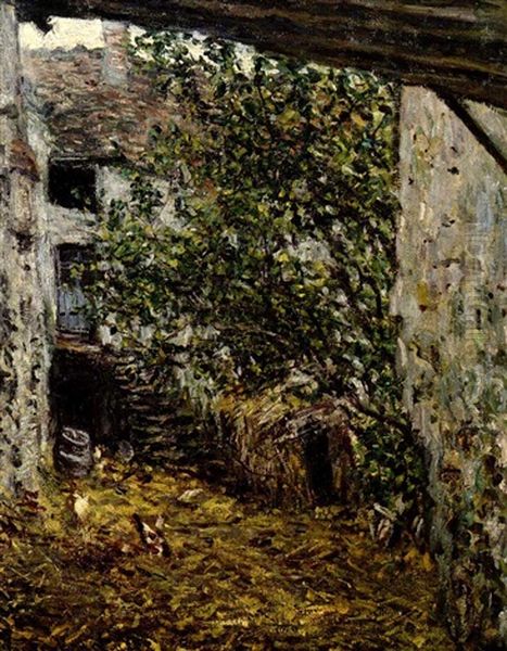 Cour De Ferme Oil Painting by Claude Monet