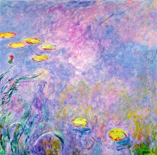 Nympheas Oil Painting by Claude Monet