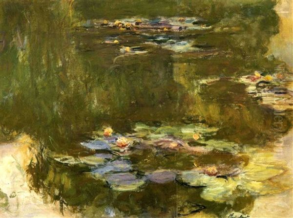 Le Bassin Aux Nympheas Oil Painting by Claude Monet