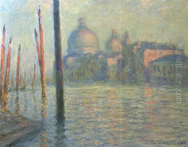 Santa Maria Della Salute Et Le Grand Canal, Venise Oil Painting by Claude Monet