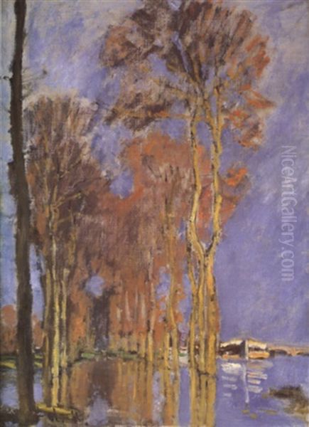 Inondation Oil Painting by Claude Monet