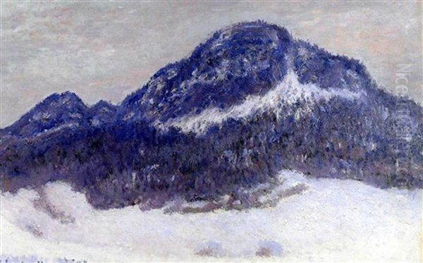 Le Mont Kolsaas Oil Painting by Claude Monet