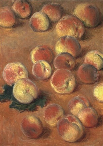 Peches Oil Painting by Claude Monet