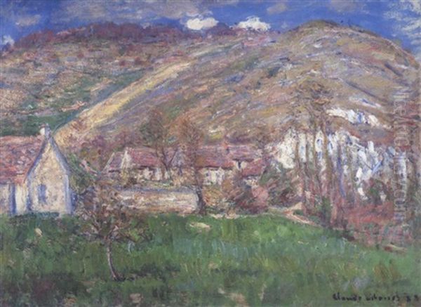 Hameau De Falaise Pres Giverny Oil Painting by Claude Monet