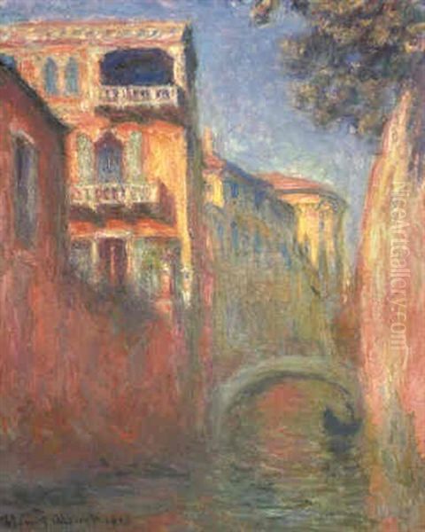 Rio Della Santa Salute, Venise Oil Painting by Claude Monet