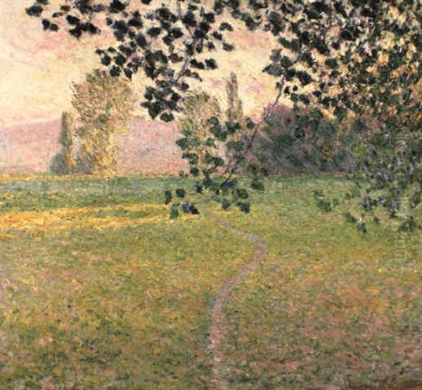 Paysage De Matin Oil Painting by Claude Monet