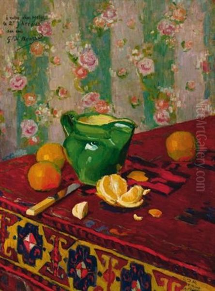 Nature Morte Aux Oranges Oil Painting by Georges Daniel Monfreid