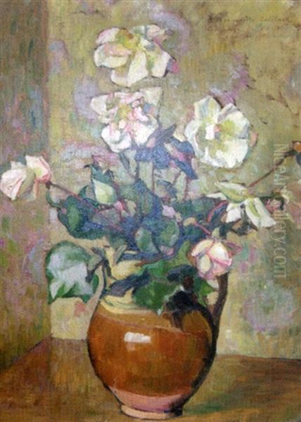 Bouquet De Fleurs Oil Painting by Georges Daniel Monfreid