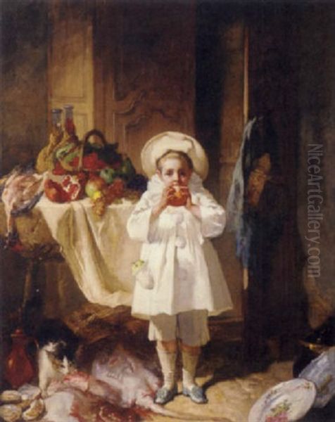 The Sweet Taste Oil Painting by Charles Monginot